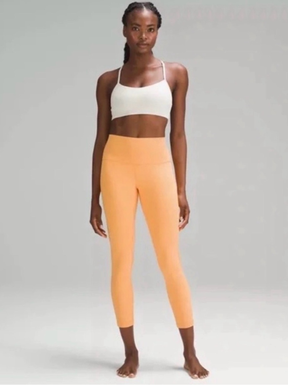 Lululemon Align™ Ribbed High-Rise Leggings Pant 25” Mango Size 6